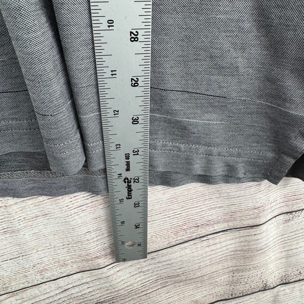 Travis Mathew Golf Pinstripe Polo Shirt Mens‎ XL Gray  Stretch - Picture 11 of 11